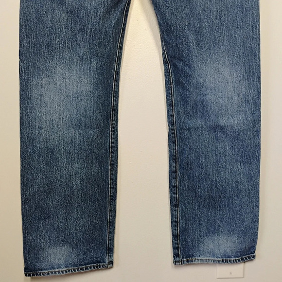 Levi's 501 XX Jeans Mens 38x32 Button Fly Straight Leg Medium Wash Classic - Picture 5 of 16